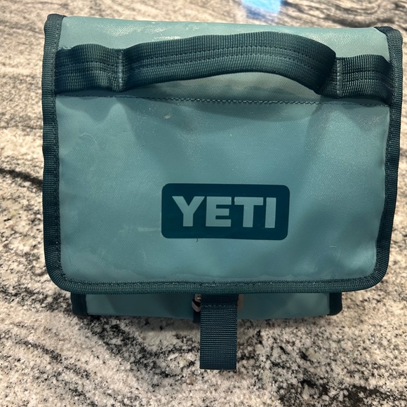 YETI DAYTRIP LUNCH BOX bag tote Yeti BLUE TEAL ~EUC~ - Picture 9 of 9